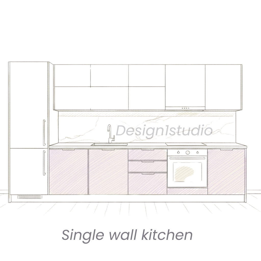 Single Kitchen style